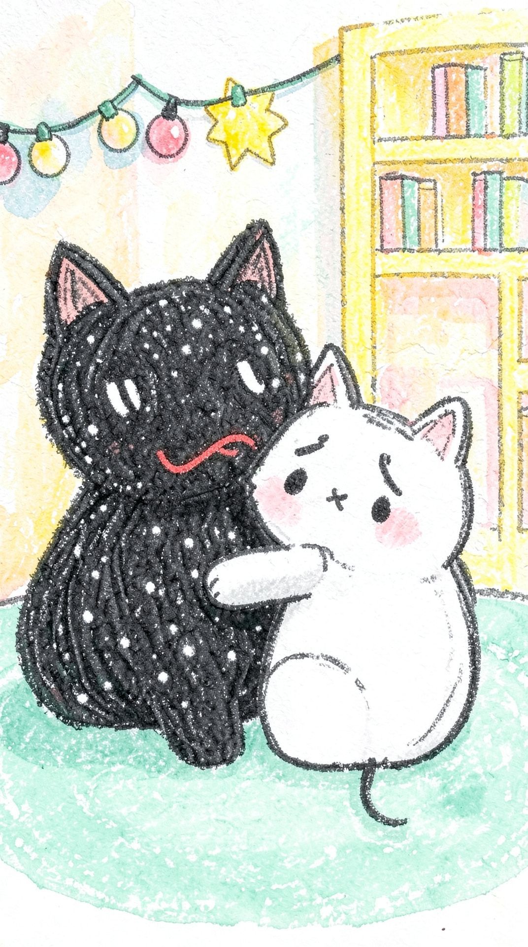 Mèo Đen đến an ủi