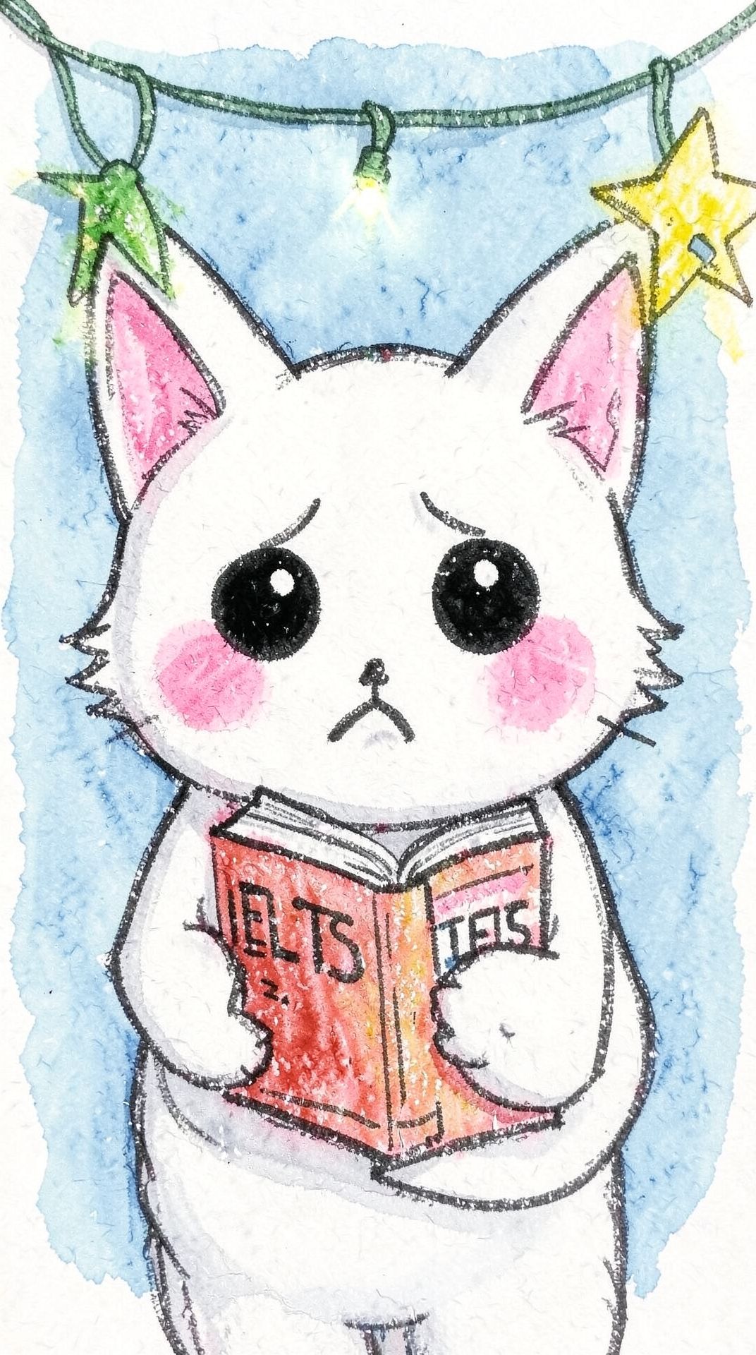 Mèo Trắng run rẩy