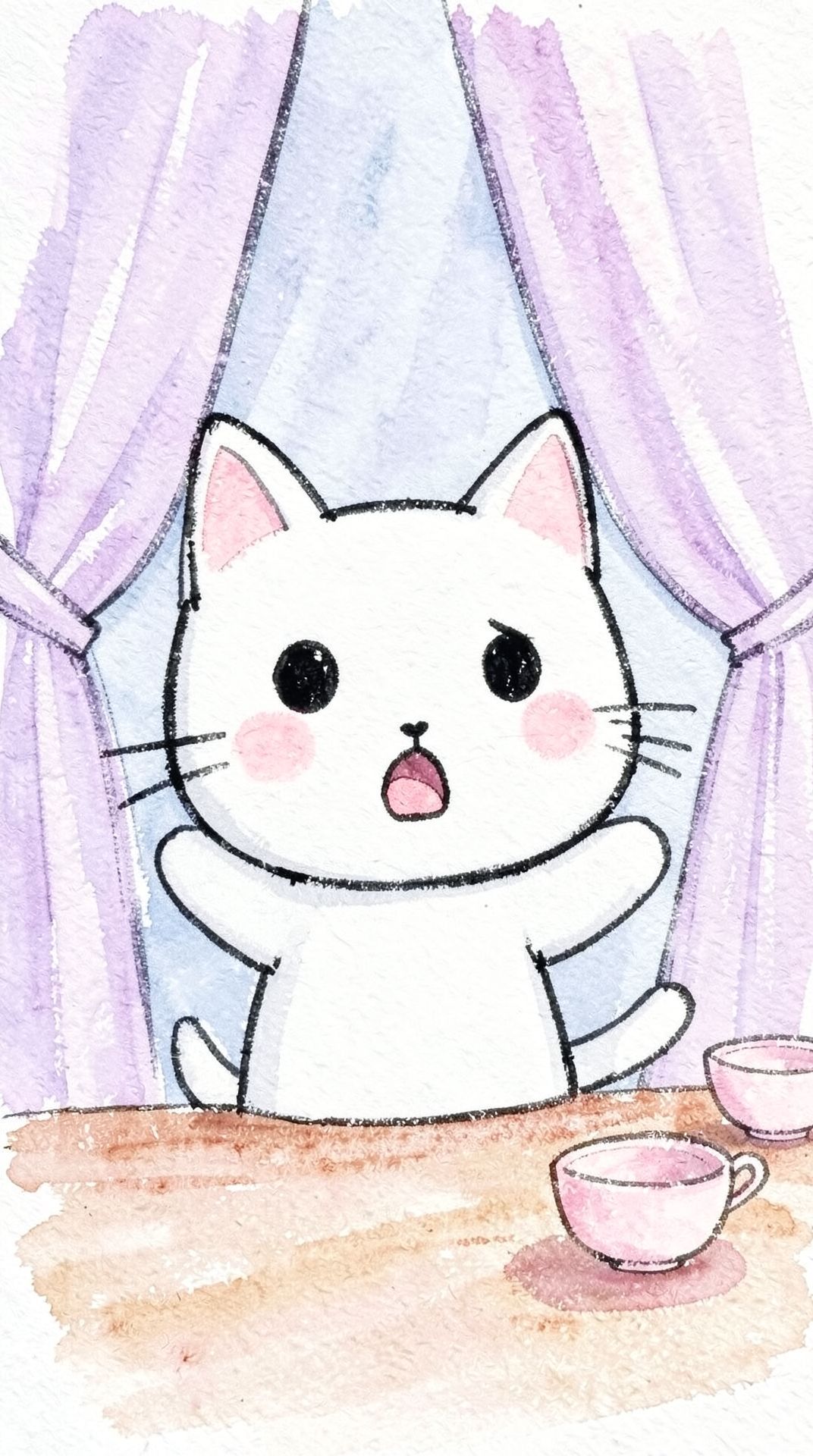 Mèo Trắng thực hành